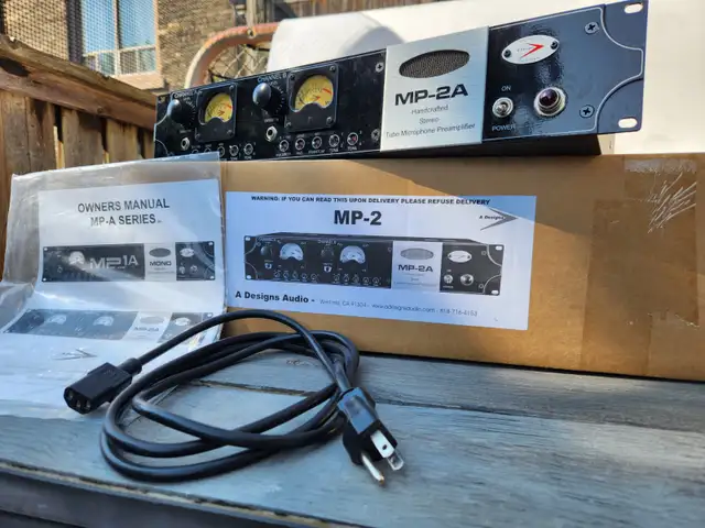 A-Designs Audio MP-2A Stereo Tube Mic Preamp in Stereo Systems & Home Theatre in City of Toronto - Image 4