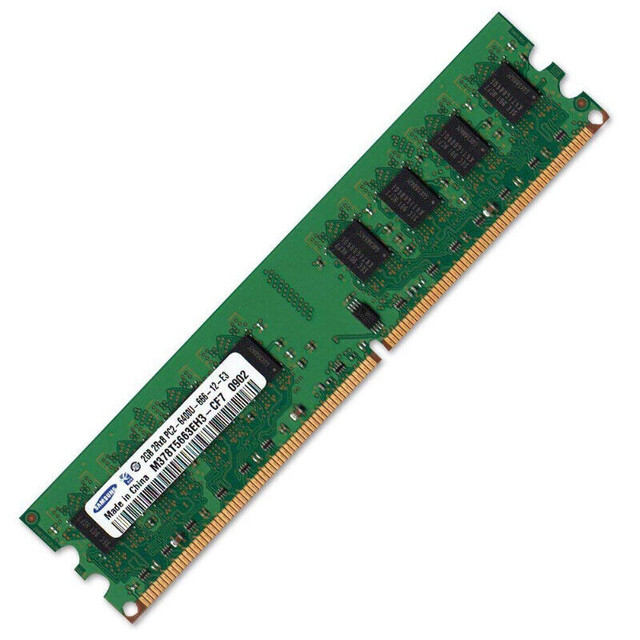 Samsung 2GB PC2-6400 800mhz Module DESKTOP DIMM Memory Ram dans Autre  à Ville de Montréal - Image 2