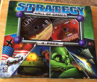 2001 STRATEGY HALL OF GAMES 4-PACK. STRATEGY ACTION X 4