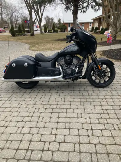 Selling my used one owner 2018 Indian Chieftain Darkhorse. It has all the bells and whistles,stage1...