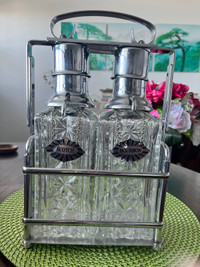 Liquors Decanters And Caddy
