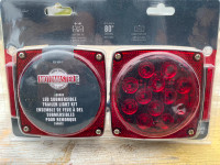 LED submersible trailer light kit