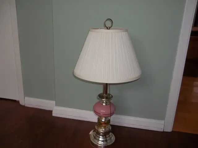 set of 2 lamps ; one floor & one table or desk in Indoor Lighting & Fans in Bridgewater - Image 2