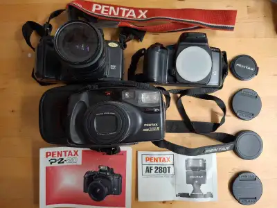 Pentax camera items for collection or for parts, View more