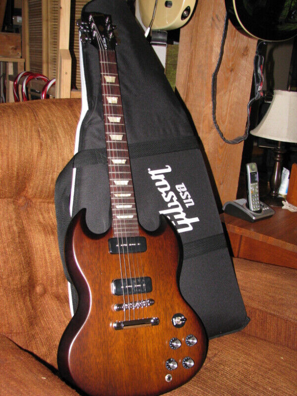 2013 gibson sg '50s tribute P90's vintage sunburst, USA, its new in Guitars in Barrie - Image 3