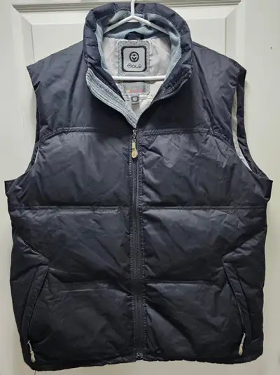 Men's Warm Full Zipper Water Repellent Puffer Vest - Large, View more