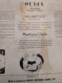 Vintage William Fuld Ouija Board