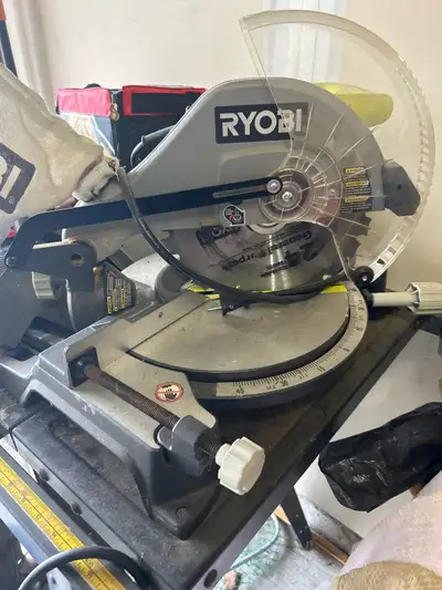 RYOBI 10’ miter saw, View more