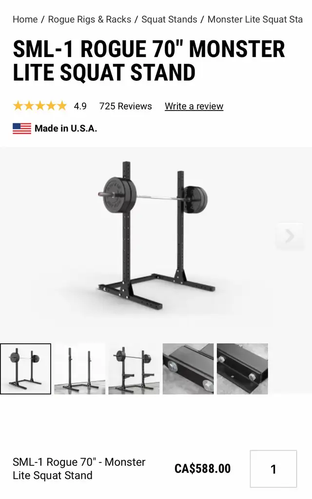 Rogue Squat stand432473302610094080