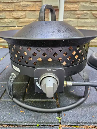 Outdoor Propane Fire Pit - Includes full propane tank., View more