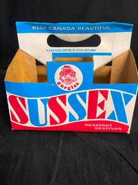 Sussex Ginger Ale Cardboard Pop Holder