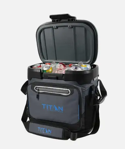 Titan Deep Freeze Cooler Bag - 36 Can AirLocked Welded Cooler Titan by Arctic Zone's 36 Can, 26-quar...