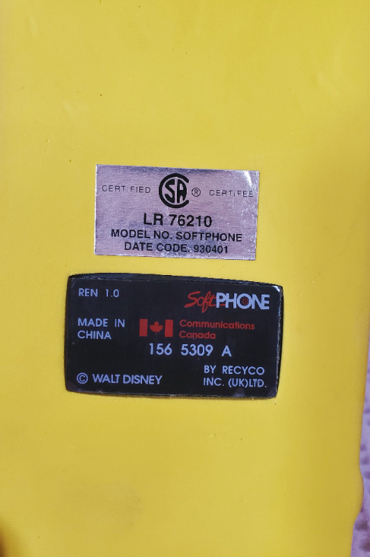 Mickey Mouse Recyco Soft Phone in Arts & Collectibles in Winnipeg - Image 4