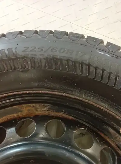 $600. cash. Purchased from Canadian Tire. Nearly new snow tires on steel rims. Used Dec 2025 - March...