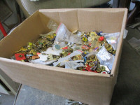 BOXFULL OF OLD LAPEL ENAMEL PINS $1.00 EA. LARGE ASSORTMENT