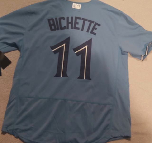 Brand New Toronto Blue Jays Jerseys (Bo Bichette & Joe Carter) in Baseball & Softball in Moncton - Image 2