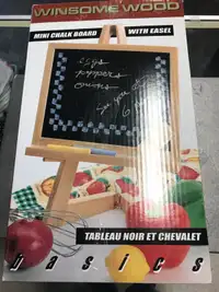 Brand new Mini chalkboard with easel