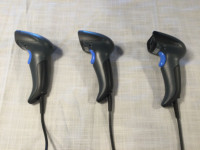 3 each Datalogic QuickScan QD2131 Handheld Barcode Scanner