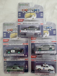 5 x Chase Greenlight  rares style hot wheels