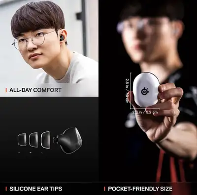NEW: Arctis GameBuds for Xbox/PC/PS5/Switch/Mobile, Quick-Switch, View more