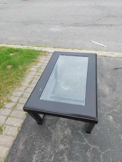 coffee table with glass top, View more