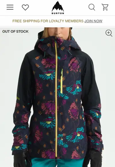 Burton AK upshift Women's Jacket coat ski snowboard S nwt , View more