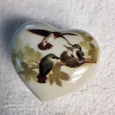 ~ 2"h x 2.5"w. Porcelain. An image rarely captured for a love as rare as ours. Have a gift for someo...