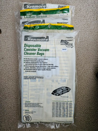 28 Kenmore Vaacum Canister Bags. 20 50403 