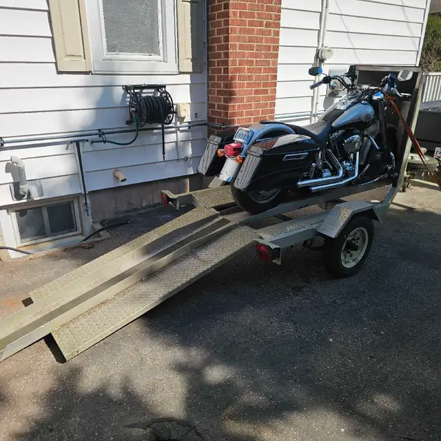 Aluma-Trail Aluminum Motorcycle Trailer  in Cargo & Utility Trailers in City of Toronto - Image 7