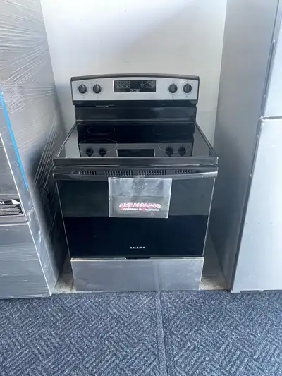 NEW 30” Amana Electric Range Stove (Stainless Steel) 4.8 Cu.Ft, View more