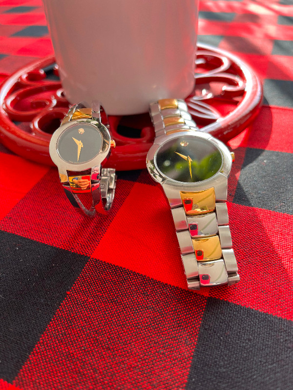 His and her Movado watches in Jewellery & Watches in Moose Jaw