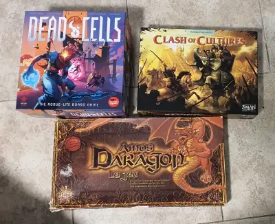 Board games: Dead Cells + Clash of Cultures + Amos Daragon, View more