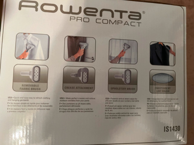 Rowenta IS1430 Pro Compact Garment and Fabric Steamer in Irons & Garment Steamers in Hamilton - Image 4