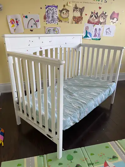 4 in 1 Graco Convertible Crib and Matress, View more