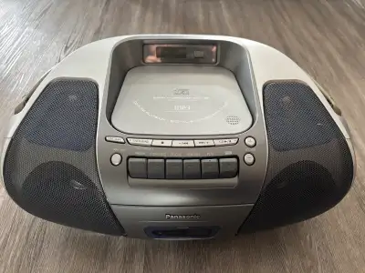 Panasonic Portable CD and Cassette Boombox, View more