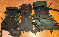 Ensemble de sacs à dos Osprey set of backpacks