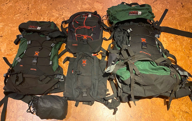 Ensemble de sacs à dos Osprey set of backpacks in Fishing, Camping & Outdoors in Gatineau
