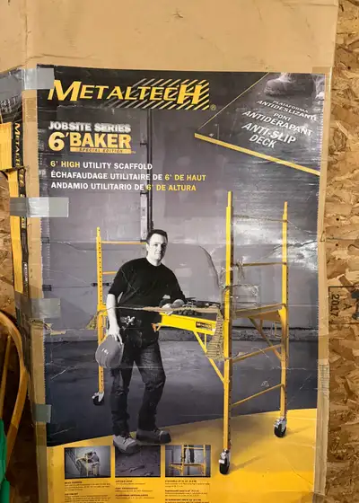 6’ Metaltech Scaffolding ( Lije New), View more