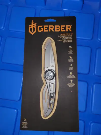 Gerber Pocket Knife Never Used Sealed Package edc flip folder, View more