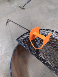FIREPIT/COOKING GRATE/ FIRE POKER (NEW)
