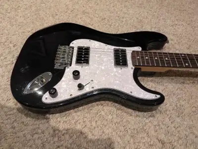 Epiphone Strat electric guitar with P90, View more