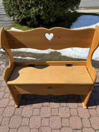 PRICE DROP!! Country Style Decon Pine Bench