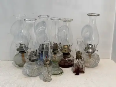 “Decorative, Vintage, Oil Lamps” $15-$20 Each. , View more