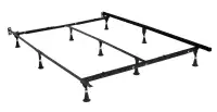 MetalCrest 7.25'' Expandable Bed Frame Adjustable