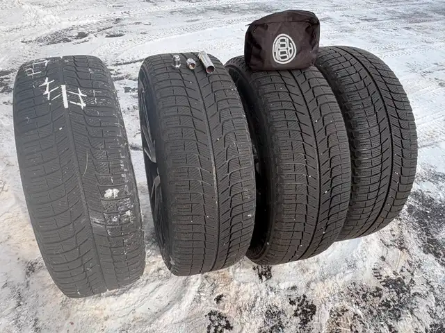 Snow Tires 225/55R18  Michelin X-ICE & Rims in Tires & Rims in Oakville / Halton Region - Image 3