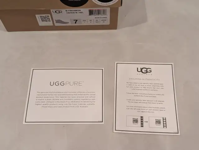 UGG Australia Men's Freamon Suede Chukka Boots Sealed Gray Size7 in Men's Shoes in Markham / York Region - Image 4