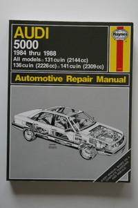 AUDI 5000 1984-1988 Repair Manual Haynes