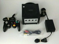 Nintendo Gamecube Console Bundle Black - Tested
