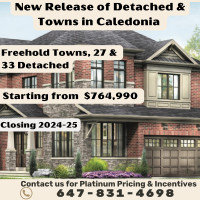 FREEHOLD Towns & Detached Homes