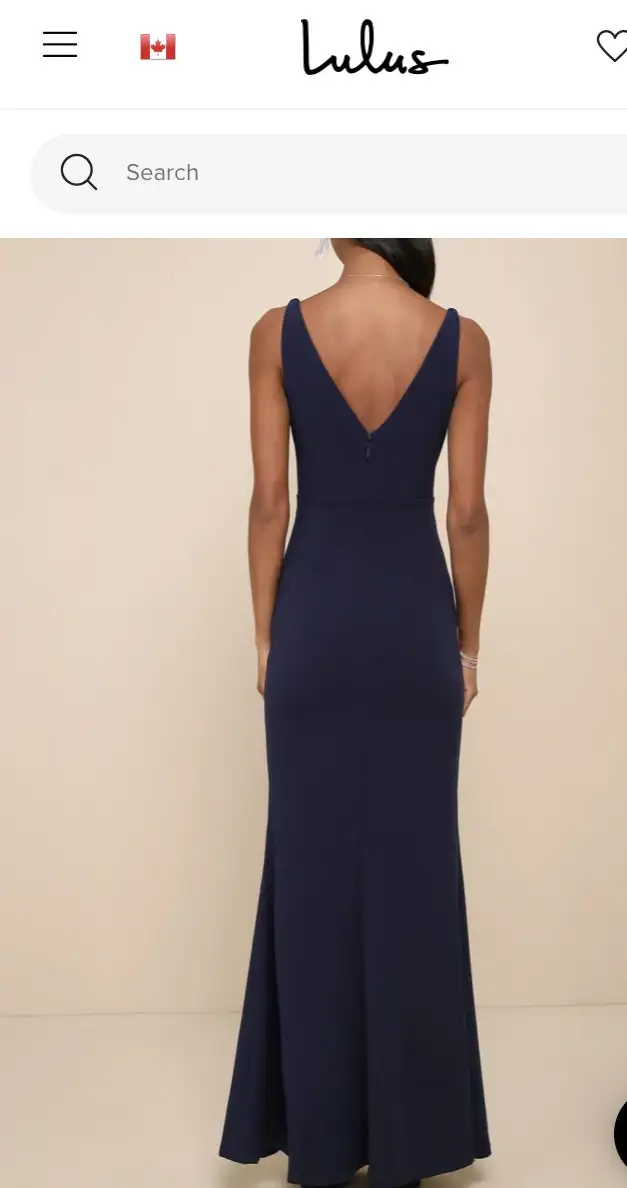 Lulu’s navy blue long gown maxi dress XS in Women's - Dresses & Skirts in City of Toronto - Image 6